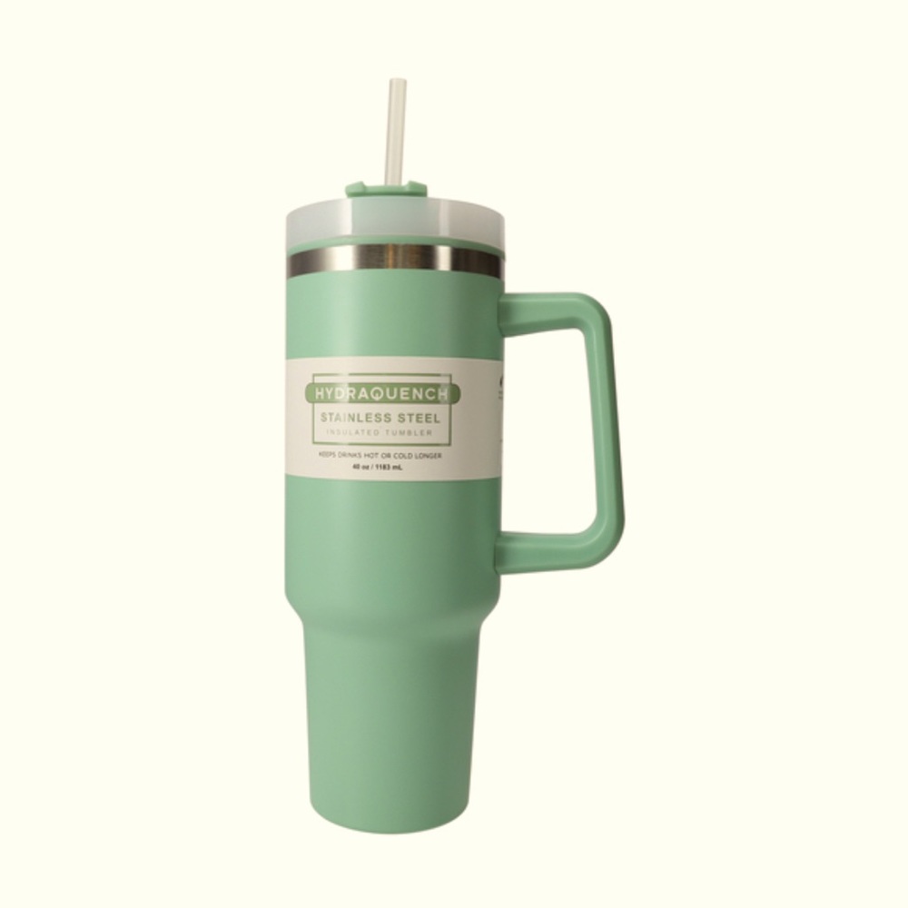 40 oz Hydraquench Stainless Steel Tumbler with Handle 🥤